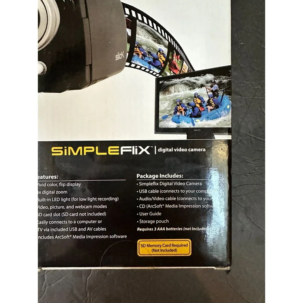 Simpleflix Slick Digital Video Camera VC122-...New & Sealed!!!